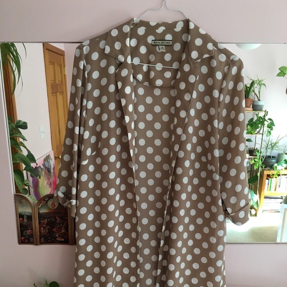 Polka dot duster-style top - Picture 2 of 6
